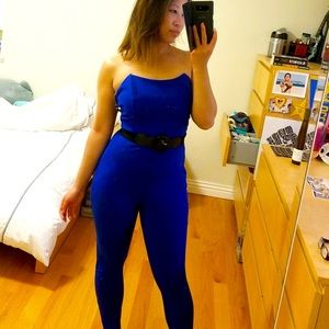 Charlotte Russe new with tags royal blue jumpsuit